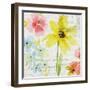 French Floral 1-Kimberly Allen-Framed Art Print