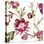French Floral in Marsala-Lanie Loreth-Stretched Canvas