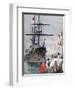 French Flotilla in Portsmouth Harbour, 1891-F Meaulle-Framed Giclee Print
