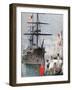 French Flotilla in Portsmouth Harbour, 1891-F Meaulle-Framed Giclee Print