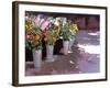 French Flower market, 2007-Clive Metcalfe-Framed Giclee Print