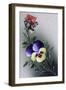 French Flower Postcard, C1900-null-Framed Premium Giclee Print