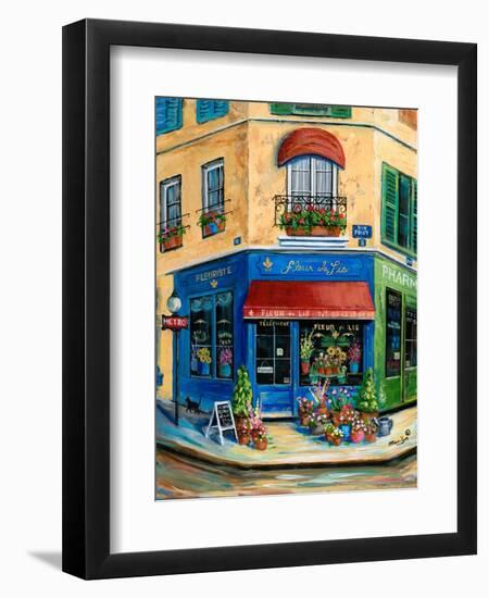 French Flower Shop-Marilyn Dunlap-Framed Art Print