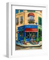 French Flower Shop-Marilyn Dunlap-Framed Art Print