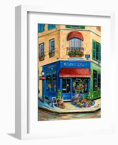 French Flower Shop-Marilyn Dunlap-Framed Art Print