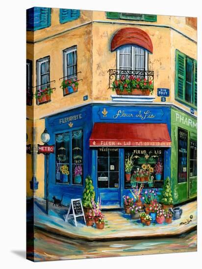 French Flower Shop-Marilyn Dunlap-Stretched Canvas