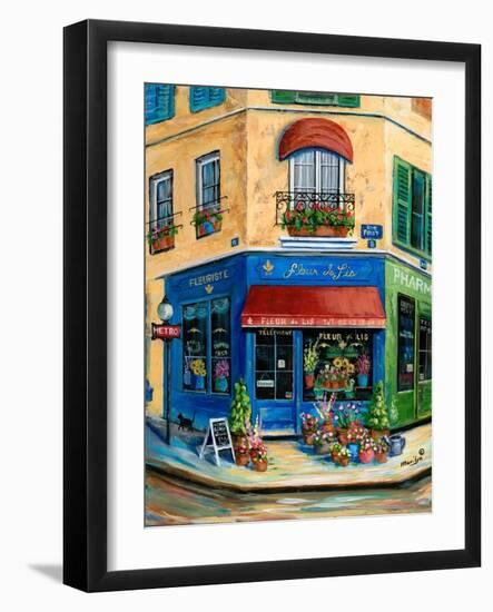French Flower Shop-Marilyn Dunlap-Framed Art Print