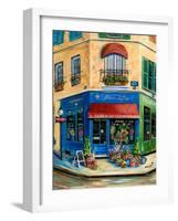 French Flower Shop-Marilyn Dunlap-Framed Art Print