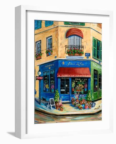 French Flower Shop-Marilyn Dunlap-Framed Art Print