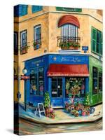 French Flower Shop-Marilyn Dunlap-Stretched Canvas