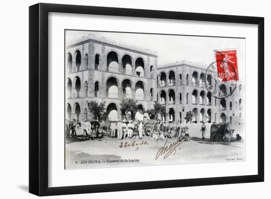 French Foreign Legion Barracks, Ain-Sefra, Algeria, 1910-Pignet-Framed Giclee Print