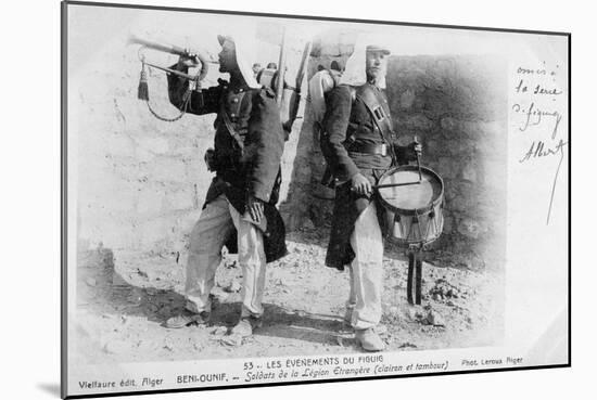 French Foreign Legion, Beni Ounif, Algeria, 1904-null-Mounted Giclee Print