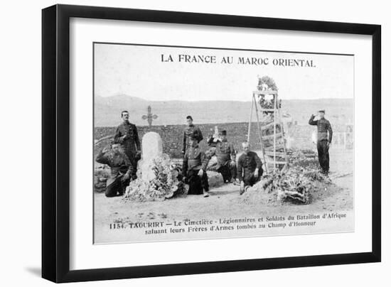 French Foreign Legion Cemetery, Taourirt, Algeria, 20th Century-null-Framed Giclee Print