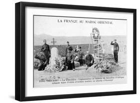 French Foreign Legion Cemetery, Taourirt, Algeria, 20th Century-null-Framed Giclee Print