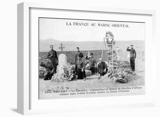 French Foreign Legion Cemetery, Taourirt, Algeria, 20th Century-null-Framed Giclee Print