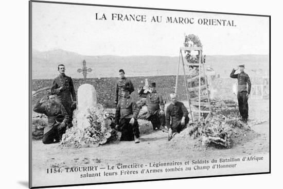 French Foreign Legion Cemetery, Taourirt, Algeria, 20th Century-null-Mounted Giclee Print