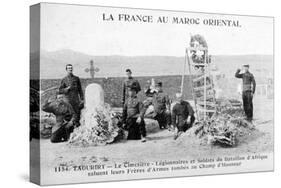 French Foreign Legion Cemetery, Taourirt, Algeria, 20th Century-null-Stretched Canvas