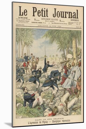 French Foreign Legion in Action in the Sud-Oranais-null-Mounted Art Print