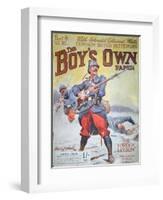 French Foreign Legion in Wwi, Cover of the Boy's Own Paper, June 1918-Stanley L. Wood-Framed Giclee Print