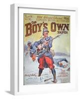 French Foreign Legion in Wwi, Cover of the Boy's Own Paper, June 1918-Stanley L. Wood-Framed Giclee Print