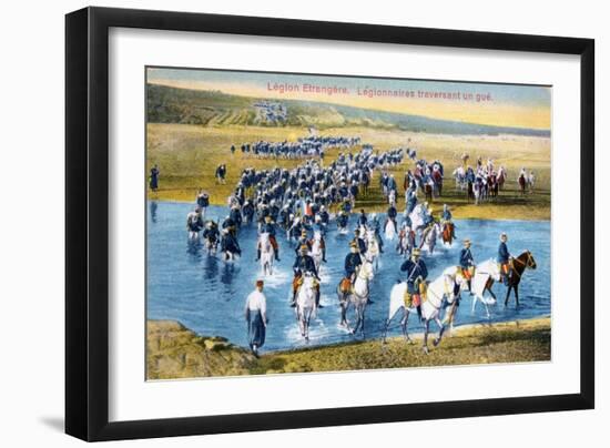 French Foreign Legion, Morocco, C1900-null-Framed Giclee Print