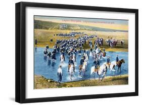 French Foreign Legion, Morocco, C1900-null-Framed Giclee Print
