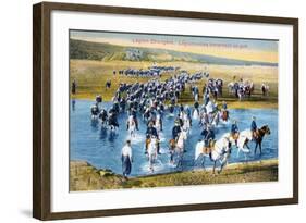 French Foreign Legion, Morocco, C1900-null-Framed Giclee Print