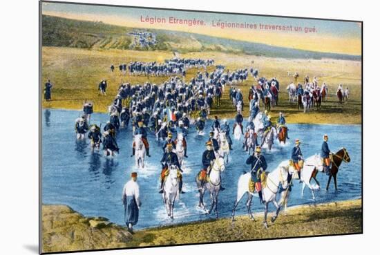 French Foreign Legion, Morocco, C1900-null-Mounted Giclee Print