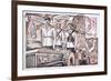 French Foreign Legion Postcard, 1952-null-Framed Giclee Print