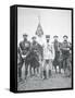 French Foreign Legion Regiment on the Western Front, 1917-French Photographer-Framed Stretched Canvas