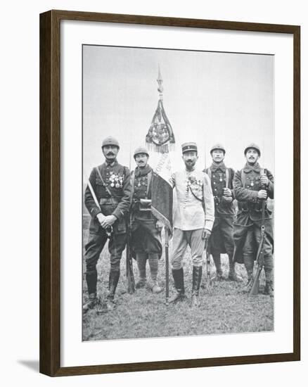 French Foreign Legion Regiment on the Western Front, 1917-French Photographer-Framed Photographic Print