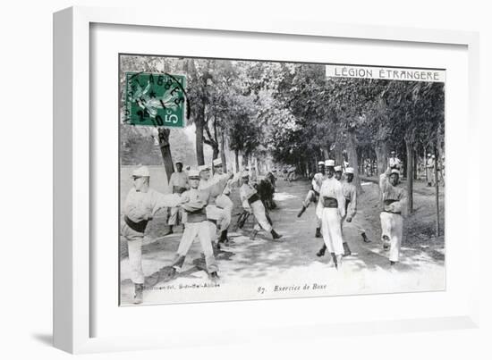 French Foreign Legion, Sidi Bel Abbes, Algeria, 1910-null-Framed Giclee Print