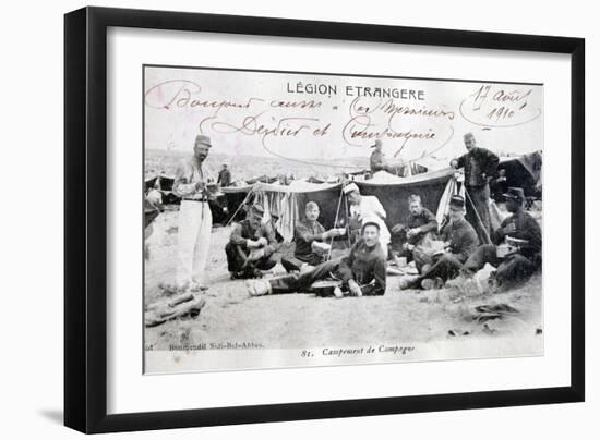 French Foreign Legion, Sidi Bel Abbes, Algeria, 1910-Boumendil-Framed Giclee Print
