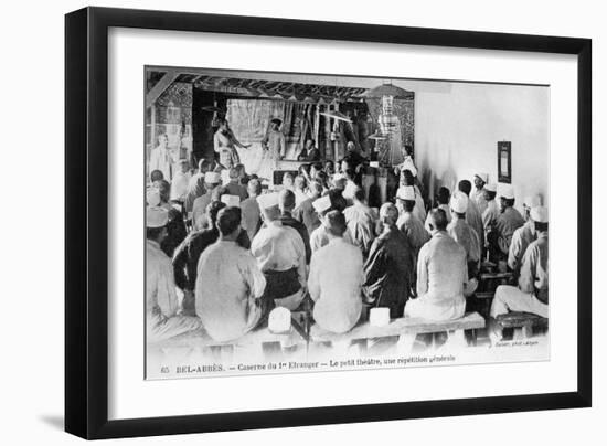 French Foreign Legion, Sidi Bel Abbes, Algeria, 20th Century-J Geiser-Framed Giclee Print