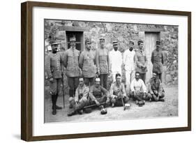 French Foreign Legionnaires, 1917-null-Framed Giclee Print