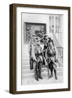 French Foreign Legionnaires, Algeria, C1910-null-Framed Giclee Print