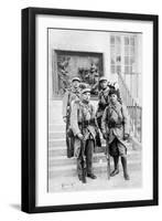 French Foreign Legionnaires, Algeria, C1910-null-Framed Giclee Print