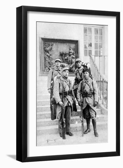 French Foreign Legionnaires, Algeria, C1910-null-Framed Giclee Print