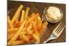 French Fries With Mayonnaise-pink candy-Mounted Photographic Print