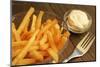 French Fries With Mayonnaise-pink candy-Mounted Photographic Print