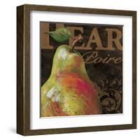 French Fruit Pear-Todd Williams-Framed Art Print