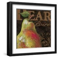 French Fruit Pear-Todd Williams-Framed Art Print