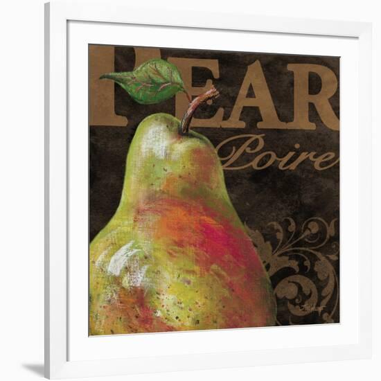 French Fruit Pear-Todd Williams-Framed Art Print