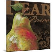 French Fruit Pear-Todd Williams-Mounted Art Print