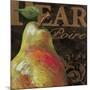 French Fruit Pear-Todd Williams-Mounted Art Print