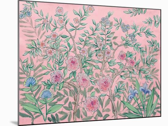 French Garden Pink-Julia Purinton-Mounted Art Print
