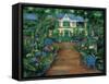 French Garden-Betty Lou-Framed Stretched Canvas