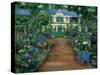 French Garden-Betty Lou-Stretched Canvas