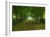 French Gardens-Shelley Lake-Framed Premium Giclee Print