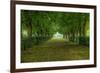 French Gardens-Shelley Lake-Framed Premium Giclee Print